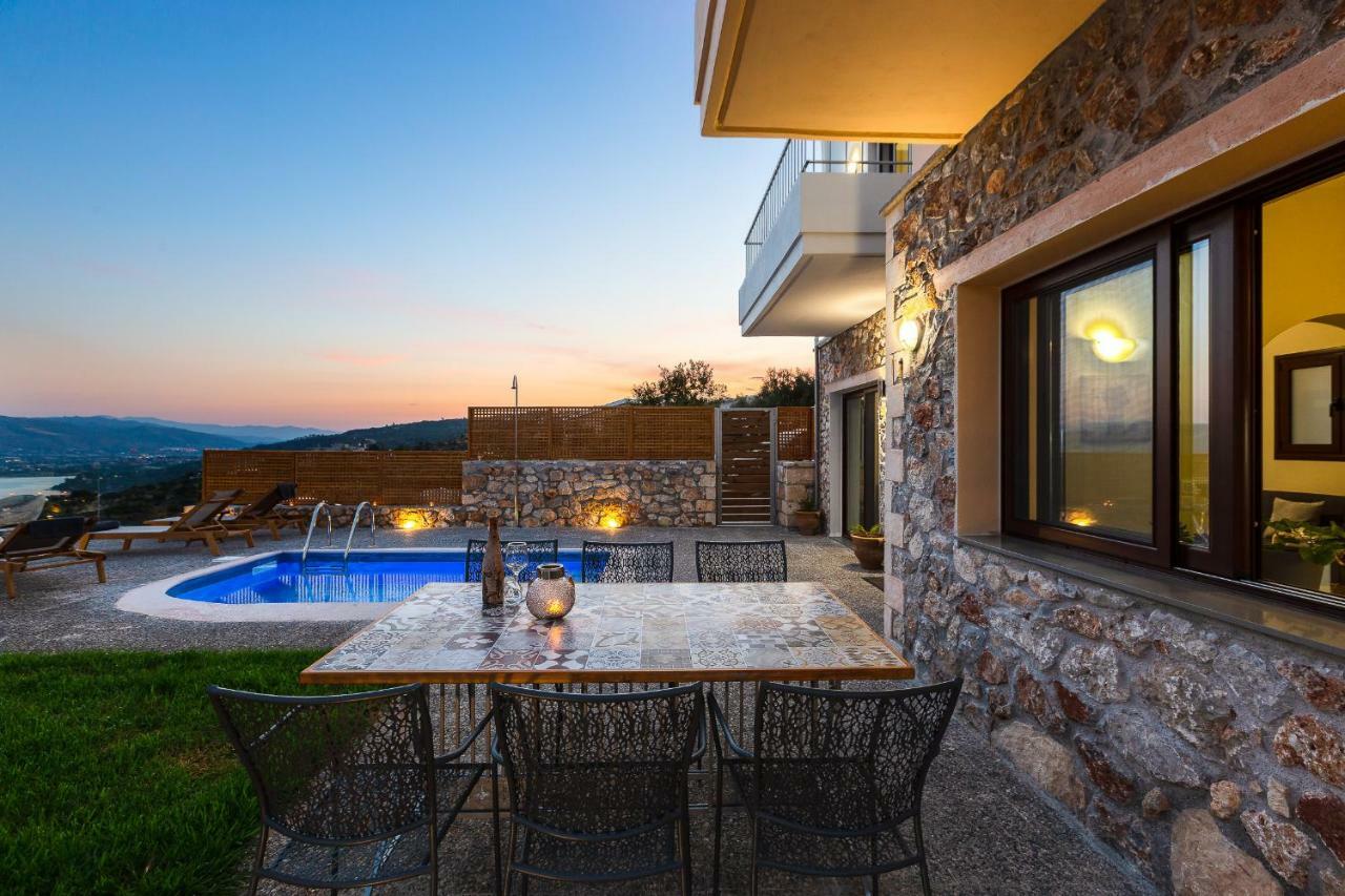 Istros Villas - With Pools, Bbq & Heated Spa Whirlpools, By Thinkvilla Korakiaí Eksteriør bilde